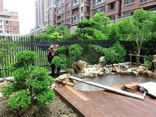 天津私人別墅庭院施工